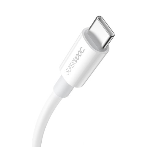 Kabel przewód Superior Series SUPERVOOC USB-A do USB-C 65W 1m biały BASEUS