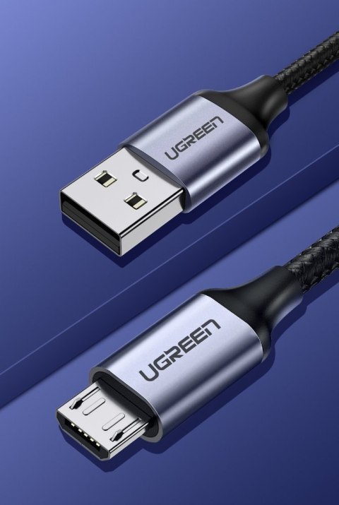 Kabel przewód USB - micro USB 2m szary UGREEN