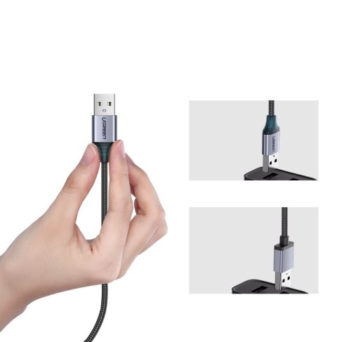 Kabel przewód USB - micro USB 2m szary UGREEN