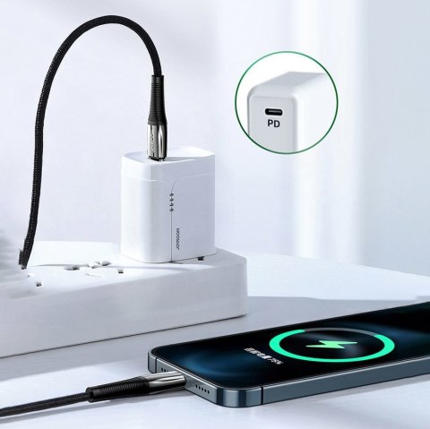 Kabel przewód do iPhone USB-C - Lightning Power Delivery 20W 2.4A 1.2m czerwony JOYROOM