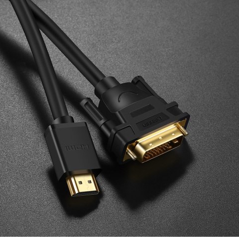 Kabel przewód przejściówka HDMI - DVI 4K 60Hz 30AWG 1m czarny UGREEN