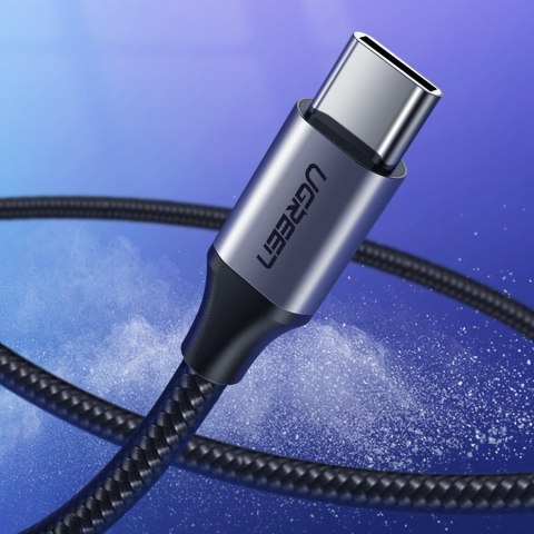 Kabel przewód w oplocie USB - USB-C Quick Charge 3.0 3A 0.5m szary UGREEN