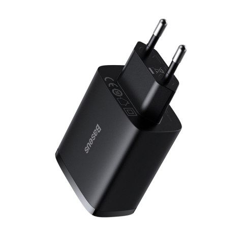 Ładowarka sieciowa Compact 3x USB 17W czarny BASEUS