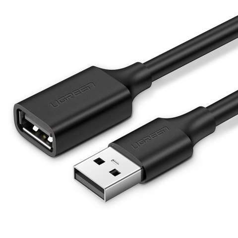 Przedłużacz do kabla przewodu USB 1m czarny UGREEN