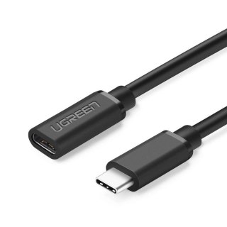 Przedłużacz do kabla przewodu USB-C 3.1 0.5m czarny UGREEN