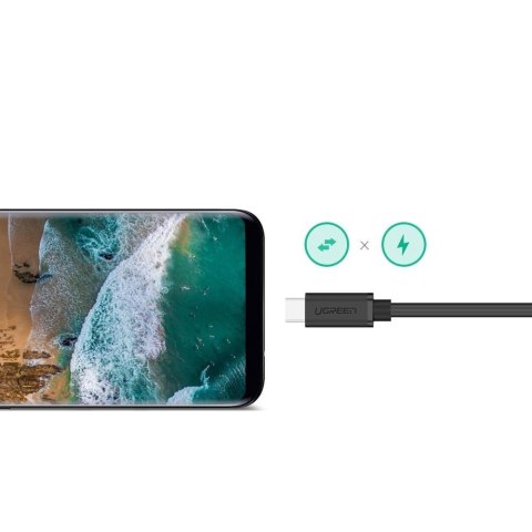 Przedłużacz do kabla przewodu USB-C 3.1 0.5m czarny UGREEN