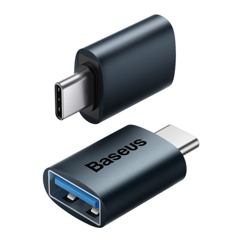 Przejściówka adapter z USB-C do USB-A Ingenuity Series niebieski BASEUS