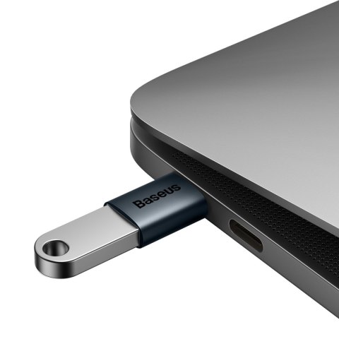 Przejściówka adapter z USB-C do USB-A Ingenuity Series niebieski BASEUS