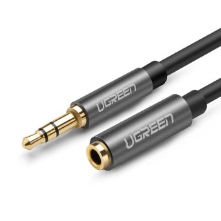 Przewód kabel przedłużacz do słuchawek AUX 3.5mm mini jack 3m srebrny UGREEN