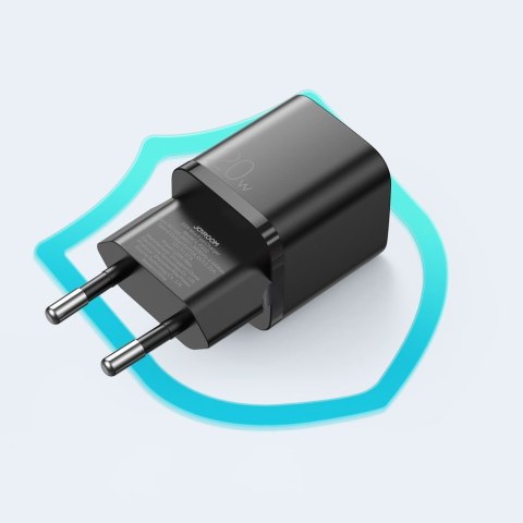 Szybka ładowarka sieciowa USB-C 20W Power Delivery Quick Charge 3.0 AFC czarna JOYROOM