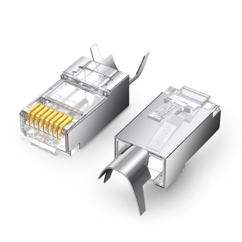 Wtyk modularny wtyczka RJ45 8P8C Cat 6A / 7 - ZESTAW 10szt. UGREEN