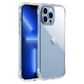 Etui pokrowiec do iPhone 13 Pro Max pancerna obudowa z haczykami podstawką przezroczysty JOYROOM