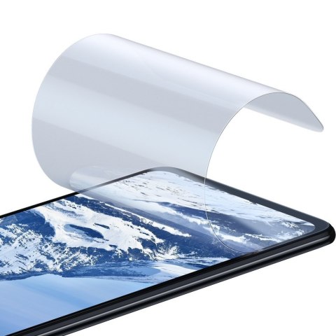 Folia ochronna na cały ekran 0.15mm do Xiaomi Redmi K40 Pro Poco F3 Transparent ZESTAW 2szt. BASEUS