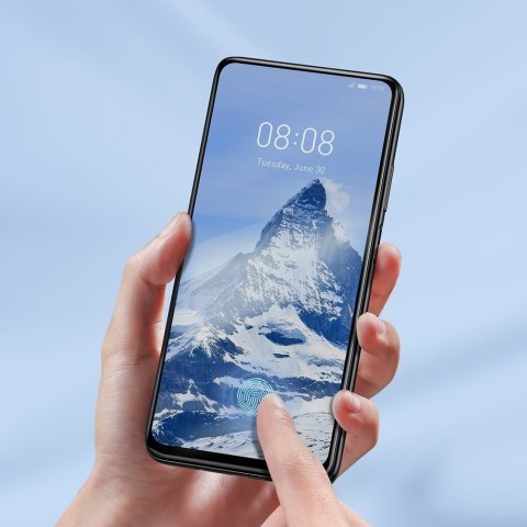 Folia ochronna na cały ekran 0.15mm do Xiaomi Redmi K40 Pro Poco F3 Transparent ZESTAW 2szt. BASEUS