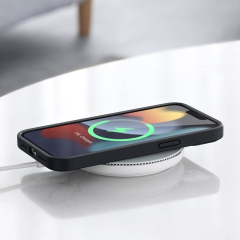 Gumowe elastyczne silikonowe etui pokrowiec iPhone 13 Pro Max czarny UGREEN