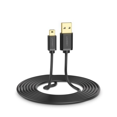 Kabel przewód USB - mini USB 480 Mbps 1.5m czarny UGREEN