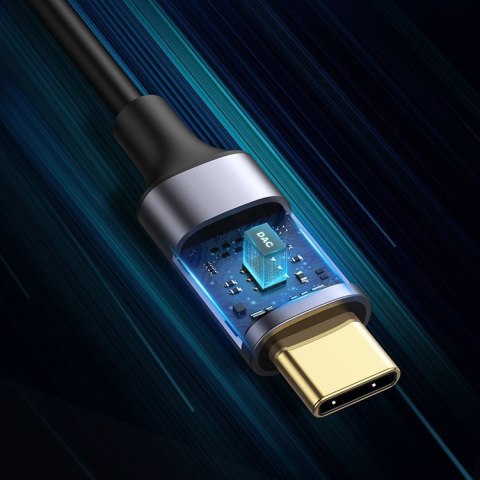 Kabel przewód audio dźwiękowy USB-C męski - 2RCA męski 1.5m szary UGREEN