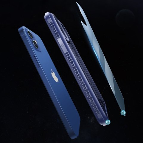 Pancerne wytrzymałe etui do iPhone 12 Pro Max Frigate Series niebieski JOYROOM