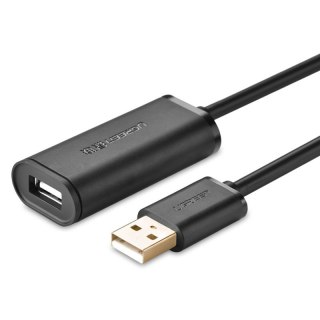 Przedłużacz kabel aktywny USB 2.0 480Mbps 10m czarny UGREEN