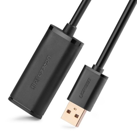 Przedłużacz kabel aktywny USB 2.0 480Mbps 10m czarny UGREEN