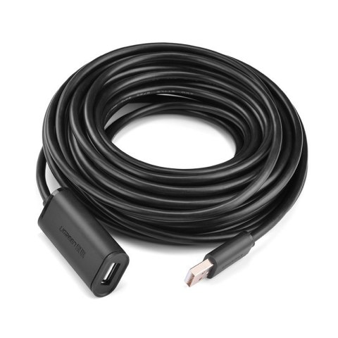 Przedłużacz kabel aktywny USB 2.0 480Mbps 10m czarny UGREEN