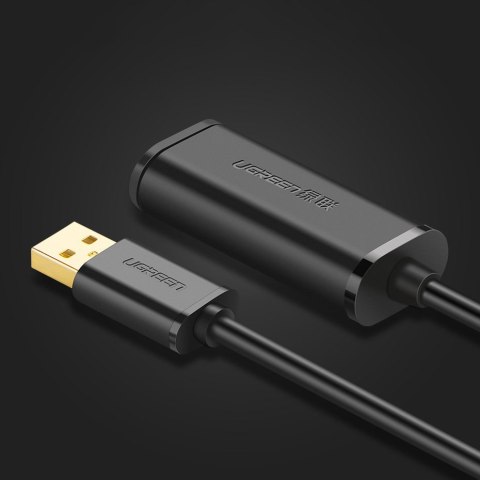 Przedłużacz kabel aktywny USB 2.0 480Mbps 10m czarny UGREEN