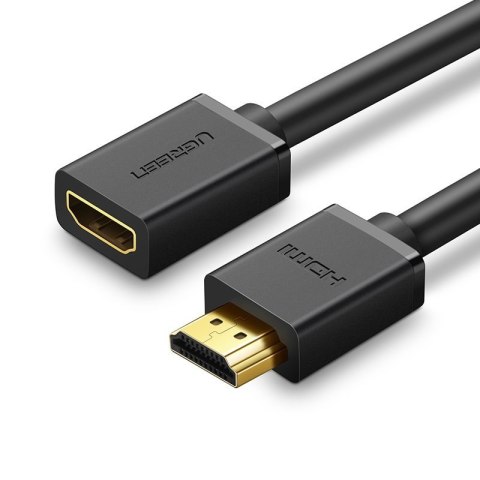 Przedłużacz przejściówka kabla HDMI 4K 10.2 Gbps 340Mhz 0.5 m czarny UGREEN