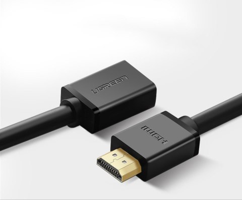 Przedłużacz przejściówka kabla HDMI 4K 10.2 Gbps 340Mhz 0.5 m czarny UGREEN