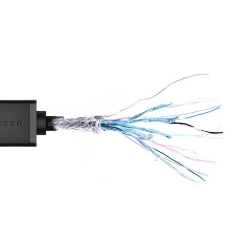 Przejściówka adapter kabel HDMI żeński - mini HDMI męski 4K 60Hz HEC ARC 22cm czarny UGREEN