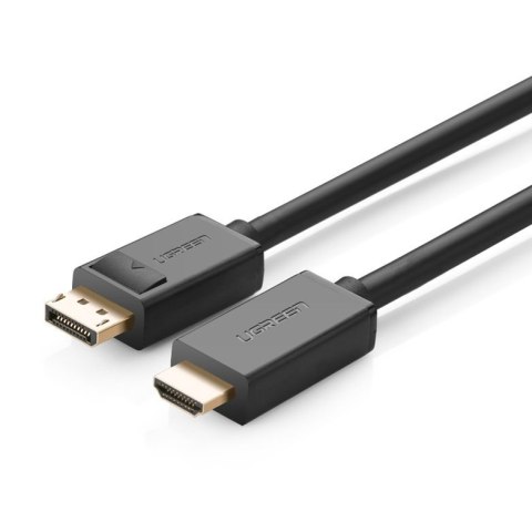 Przejściówka kabel z DisplayPort na HDMI 4K 30Hz 32 AWG 1.5m czarny UGREEN