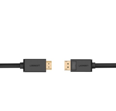 Przejściówka kabel z DisplayPort na HDMI 4K 30Hz 32 AWG 1.5m czarny UGREEN