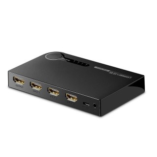 Rozdzielacz splitter switch HDMI - 3x HDMI 3D 4K czarny UGREEN