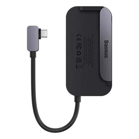 4w1 Rozdzielacz portów PadJoy HUB USB do tabletu smartfona USB-C HDMI mini jack ciemnoszary BASEUS