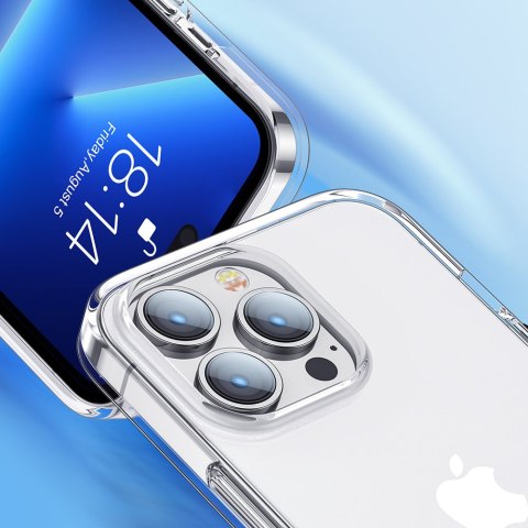 Elastyczne case etui do iPhone 14 Pro Max wytrzymały pokrowiec obudowa przezroczysty 14X JOYROOM