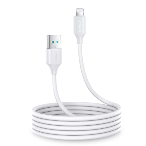 Kabel do ładowania i transmisji danych iPhone USB - Lightning 2.4A 2m biały JOYROOM