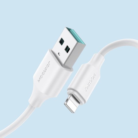 Kabel do ładowania i transmisji danych iPhone USB - Lightning 2.4A 2m biały JOYROOM