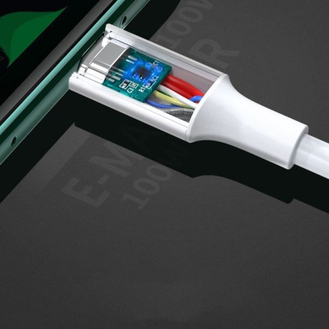 Kabel przewód USB-C 5A szybkie ładowanie PD QC 2m biały UGREEN