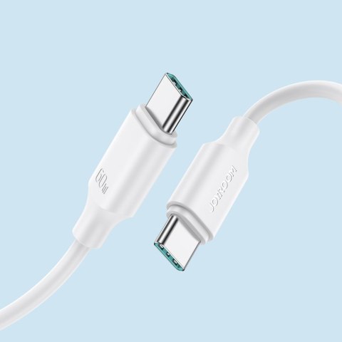 Kabel przewód USB-C - USB-C 480Mb/s 60W 1m biały JOYROOM