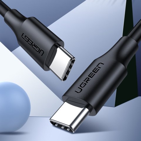 Kabel przewód USB Typ C do ładowania i transferu danych 3A 1m czarny UGREEN