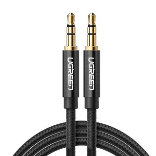 Kabel przewód audio 2x mini jack 3.5mm 2m czarny UGREEN