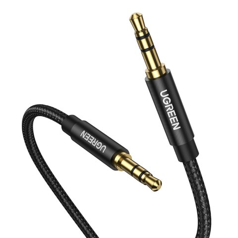 Kabel przewód audio 2x mini jack 3.5mm 2m czarny UGREEN