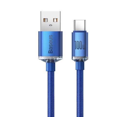 Kabel przewód do szybkiego ładowania i transferu danych USB - USB-C 100W 1.2m niebieski BASEUS