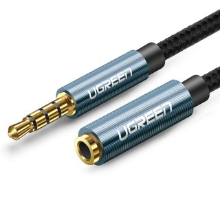 Przedłużacz adapter przejściówka do słuchawek mini jack 3.5mm 0.5m niebieski UGREEN