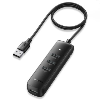 Rozdzielacz portów HUB USB-A - 4x USB 3.2 Gen 1 czarny UGREEN