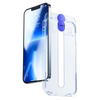 Szkło hartowane do iPhone 14 Pro Max z zestawem montażowym przezroczysty Knight JOYROOM