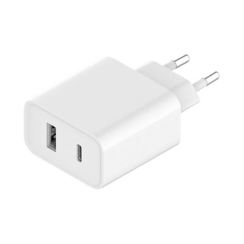 Szybka ładowarka sieciowa Xiaomi Travel Charger Combo USB / USB-C 33W PD biała XIAOMI