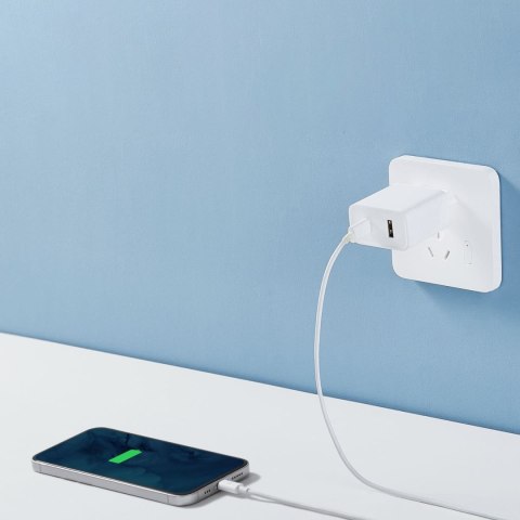 Szybka ładowarka sieciowa Xiaomi Travel Charger Combo USB / USB-C 33W PD biała XIAOMI