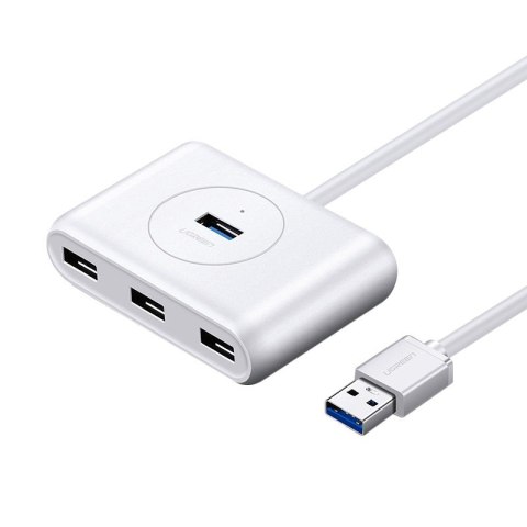 Wielofunkcyjny HUB rozdzielacz portów USB - 4x USB 3.0 1m biały UGREEN