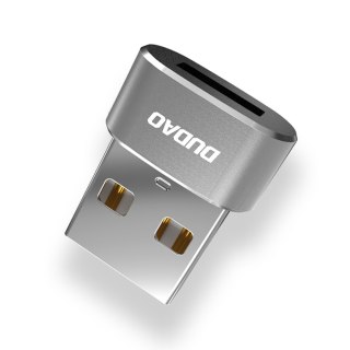 Adapter przejściówka ze złącza USB-C na zwykły USB czarny DUDAO