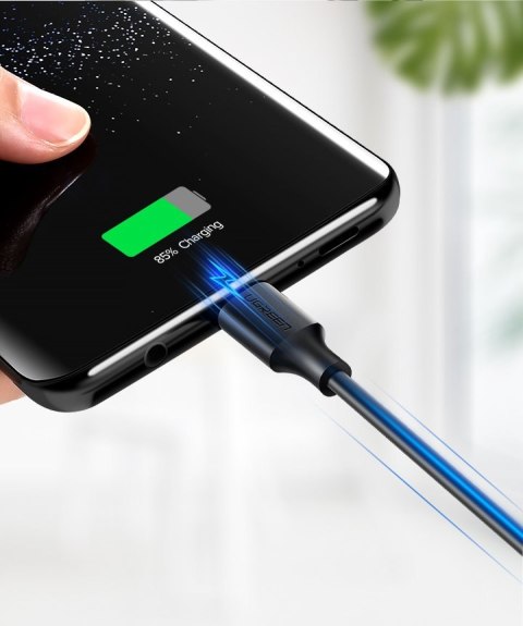 Kabel przewód USB - USB-C 2A 0.5m czarny UGREEN